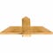 Ekena Millwork Eugene Rough Sawn Timber Gable Bracket, Western Red Cedar, 36"W x 16"H x 2"D x 6"F, 11/12 Pitch GBW036X16X0206EUG00RWR - alternate 5